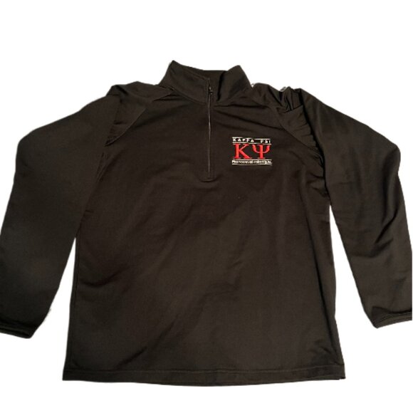 Sport Tek Size Small Black Lightweight Kappa Psi Half Zip Jacket - Picture 1 of 6